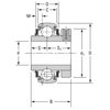 Fafnir Wide Inner Ring Insert Bearings, #GC1010KRRB GC1010KRRB